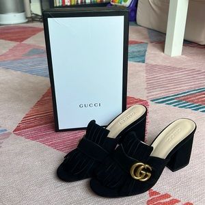 Gucci sandal heels - US7 / 38